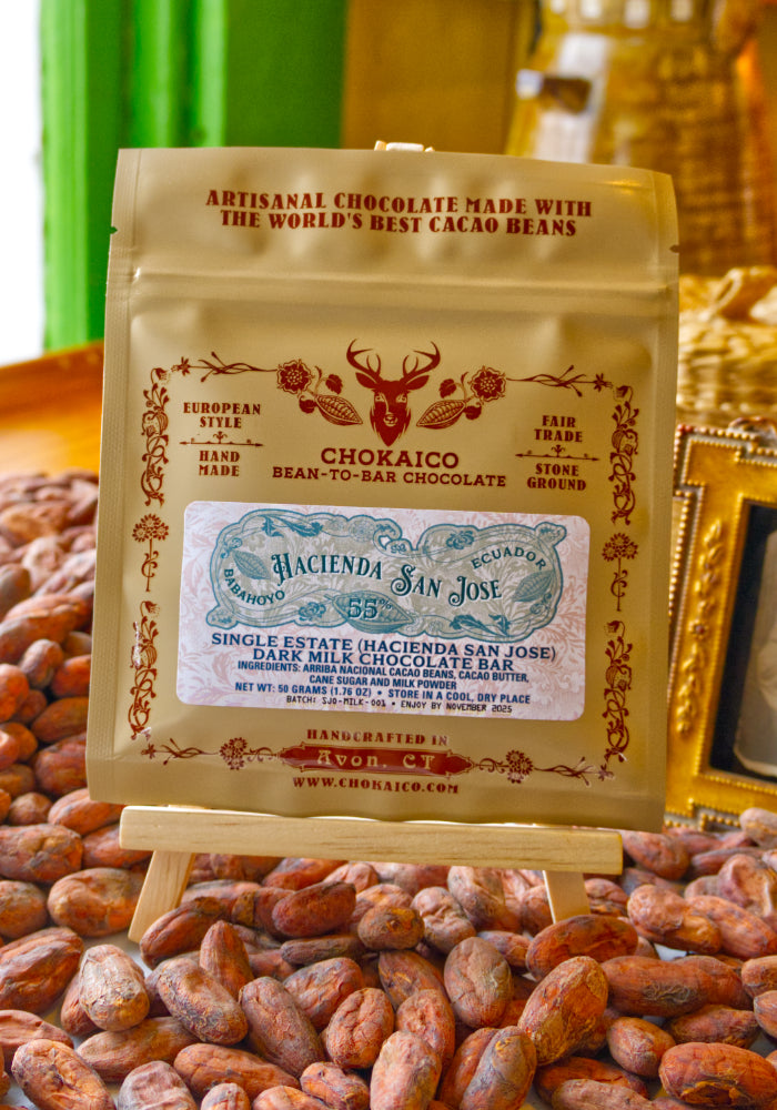 55% Dark Milk Chocolate -Hacienda San Jose, Babahoyo, Ecuador