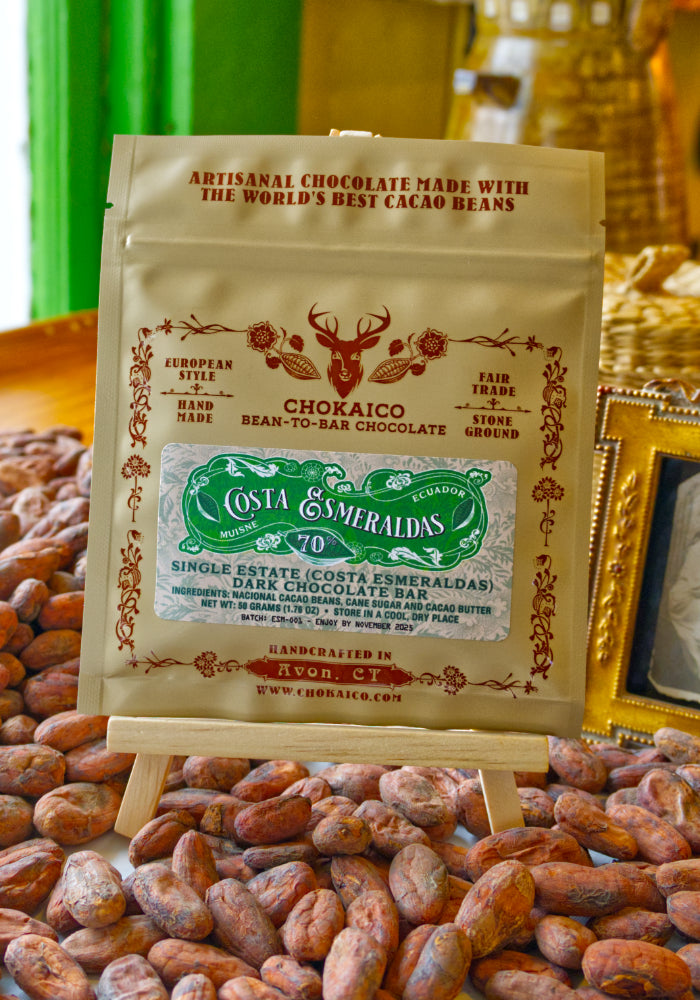 Costa Esmeraldas 70% Dark Chocolate -Muisne, Esmeraldas Province, Ecuador