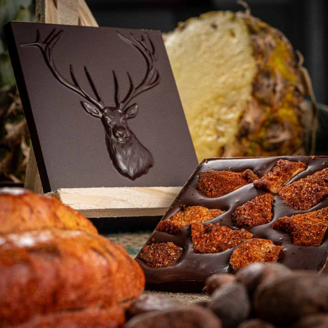 Chile Spiced Pineapple with 70% Hacienda San Jose - Los Rios Province - Ecuador Dark Chocolate