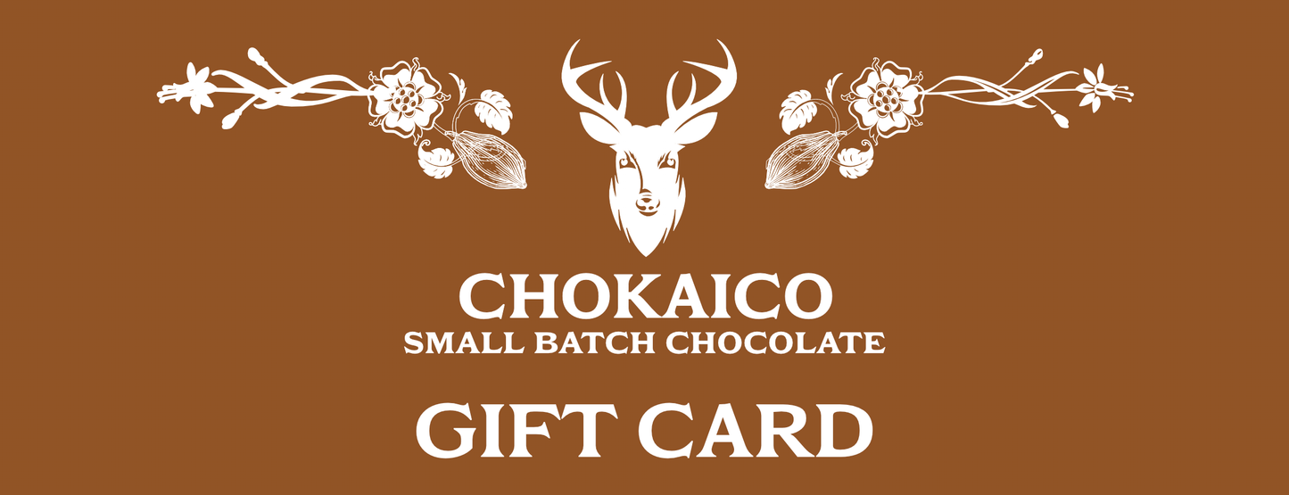 Chokaico Craft Chocolate Gift Card