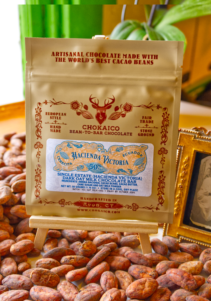 Hacienda Victoria -Ecuador 50% Dark Milk Chocolate with Oat Milk
