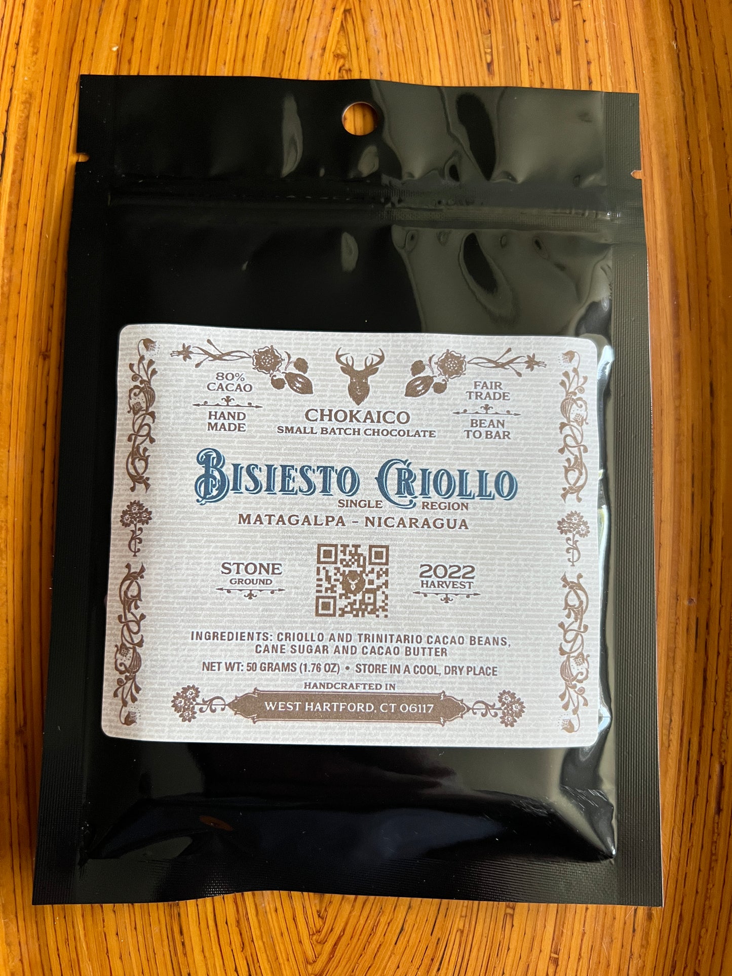 Bisiesto Criollo -Matagalpa - Nicaragua 80% Dark Chocolate