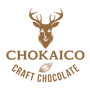 Chokaico logo, a stag picture with a cacao pod and the words Chokaico Craft Chocolate. We make best quality, dark chocolate