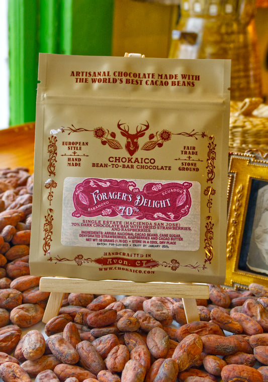 Forager’s Delight with 70% Hacienda San José - Los Ríos - Ecuador - Dark Chocolate