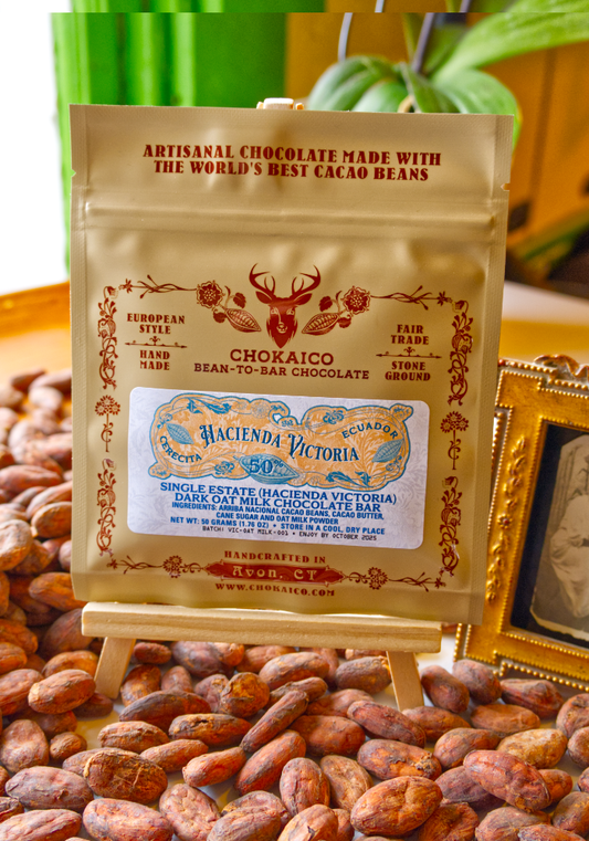 Hacienda Victoria -Ecuador 50% Dark Milk Chocolate with Oat Milk